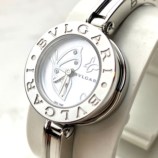 Bvlgari Butterfly B-Zero One All Steel Diamond Mother of Pearl Dial