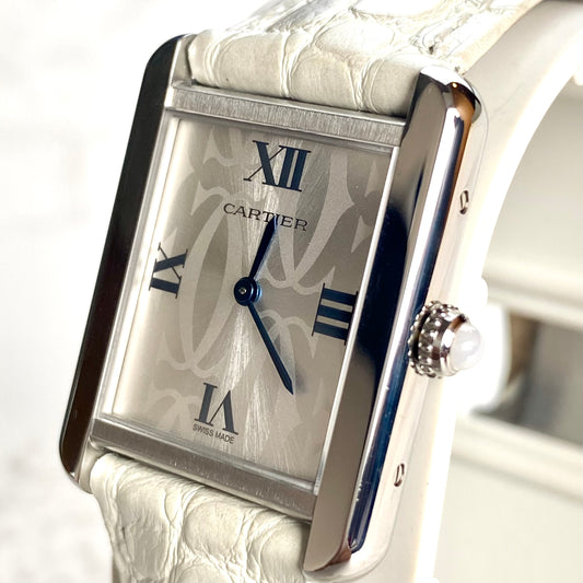 Cartier Tank Solo White SM Christmas Edition