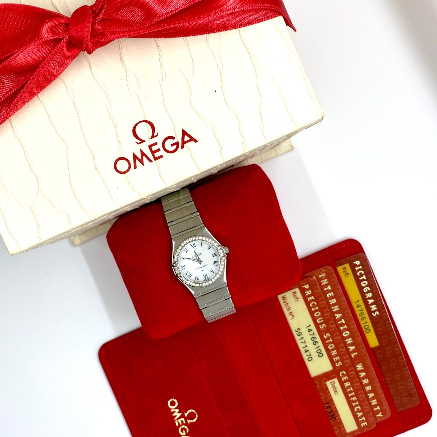 Omega Constellation Diamond Bezel