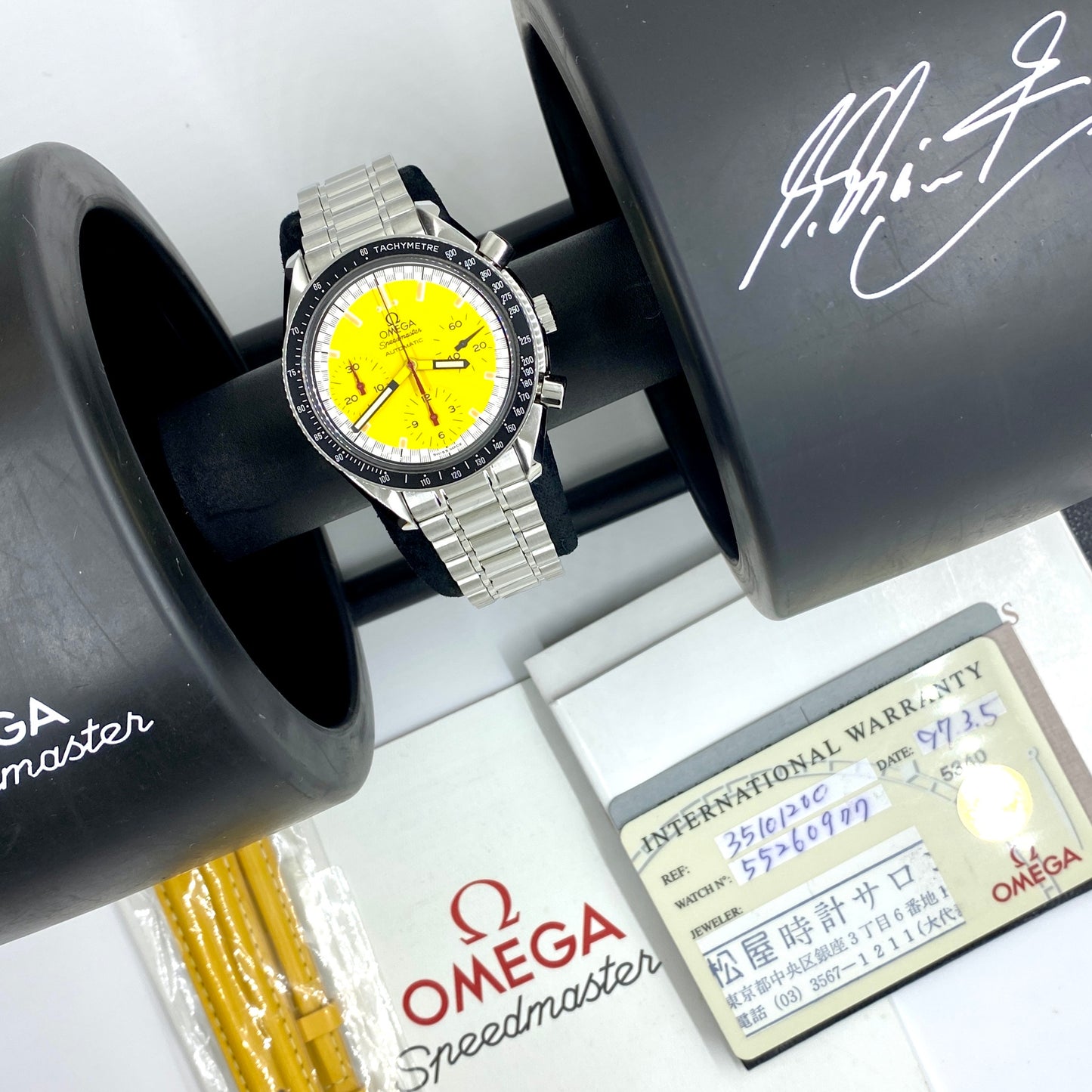 Limited Edition Omega Speedmaster Racing Schumacher F1 Race