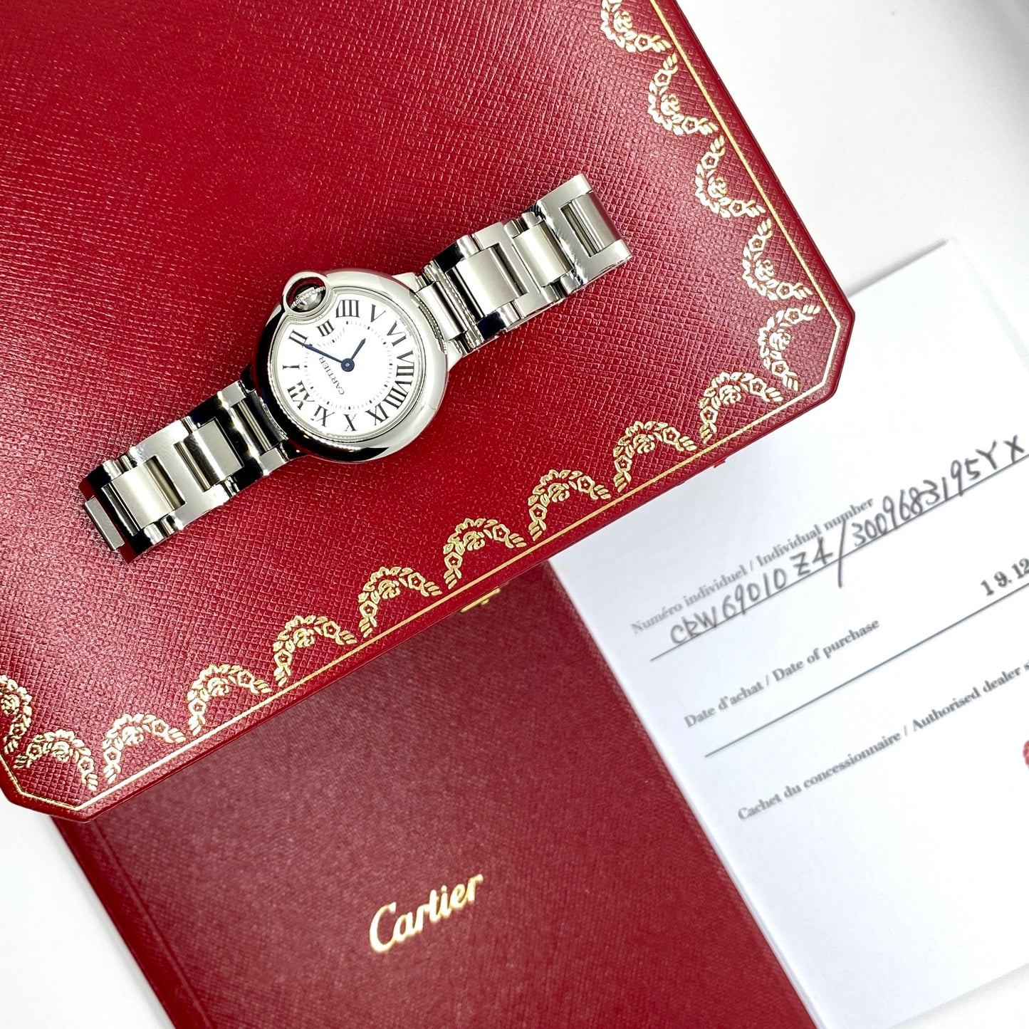 Cartier Ballon Bleu All Steel 28mm