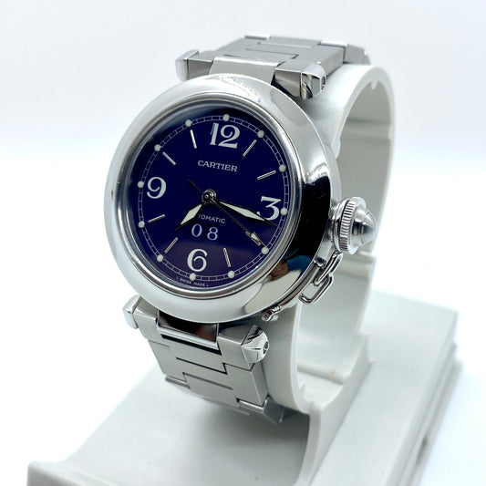 Cartier Pasha C Navy Blue Dial 35mm Automatic