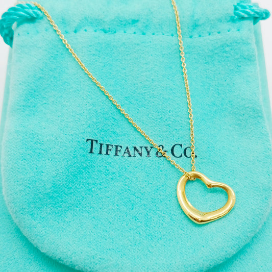 Tiffany & Co. Open Heart Necklace Small