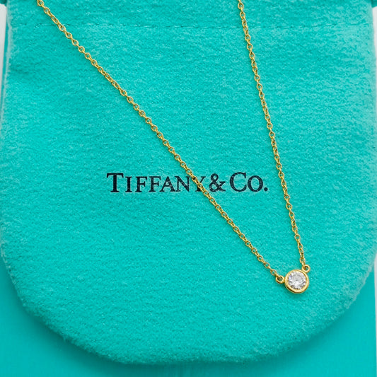 Tiffany Yard 0.12 Carat Necklace