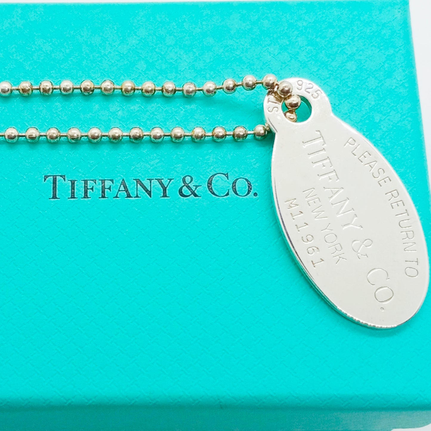 Tiffany&Co Oval Medallion Necklace S925