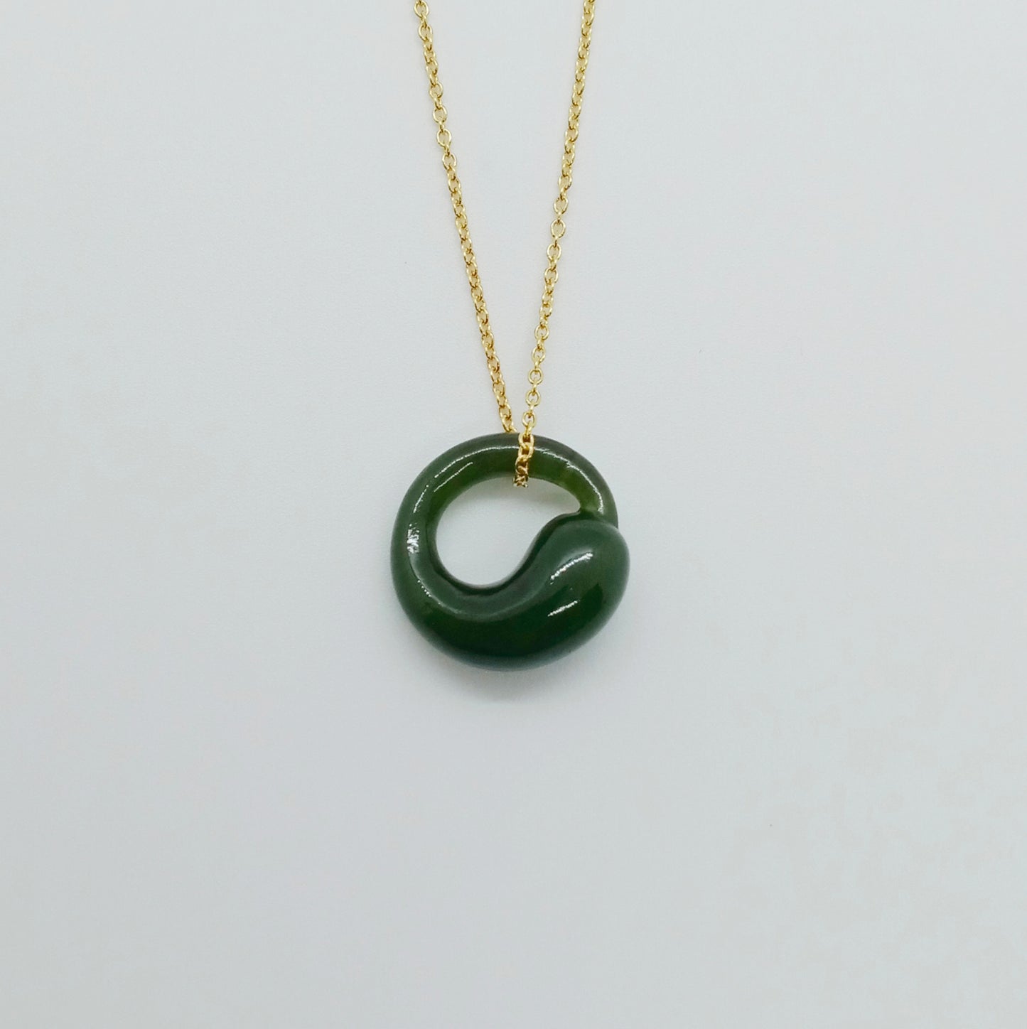 Tiffany&Co Eternal Circle Jade necklace