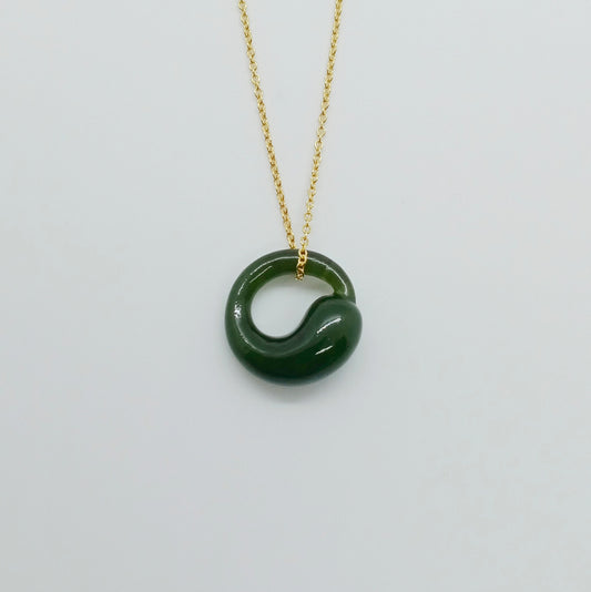 Tiffany&Co Eternal Circle Jade necklace