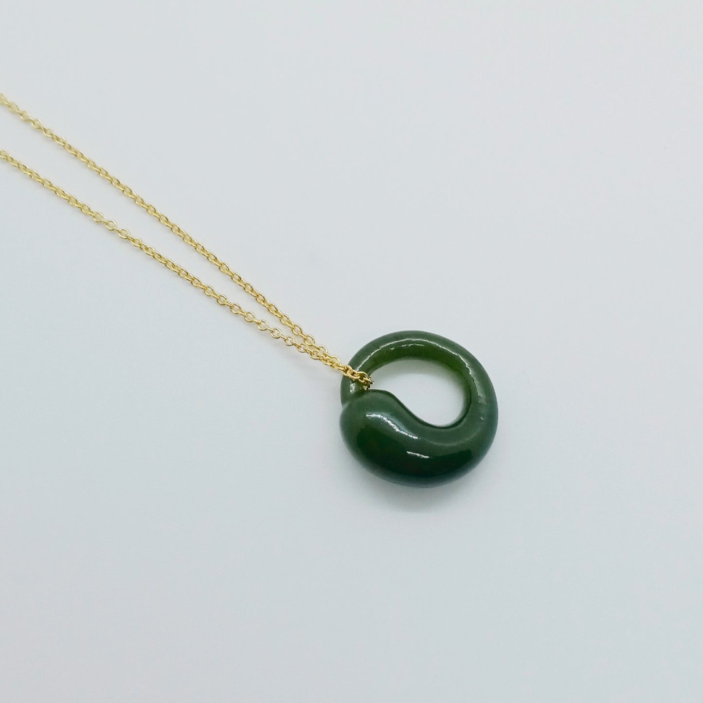 Tiffany&Co Eternal Circle Jade necklace