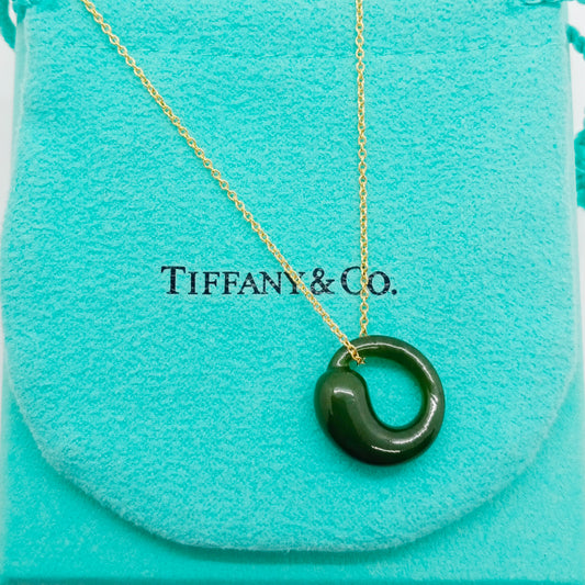 Tiffany&Co Eternal Circle Jade necklace