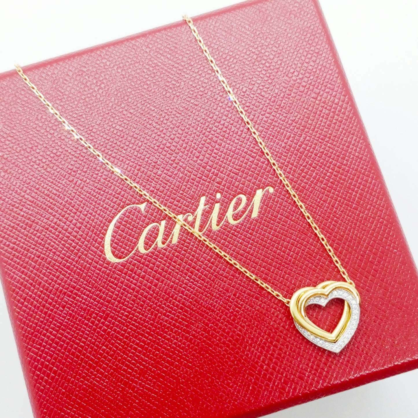 Cartier Trinity Heart Diamond Necklace