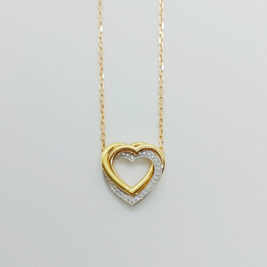 Cartier Trinity Heart Diamond Necklace