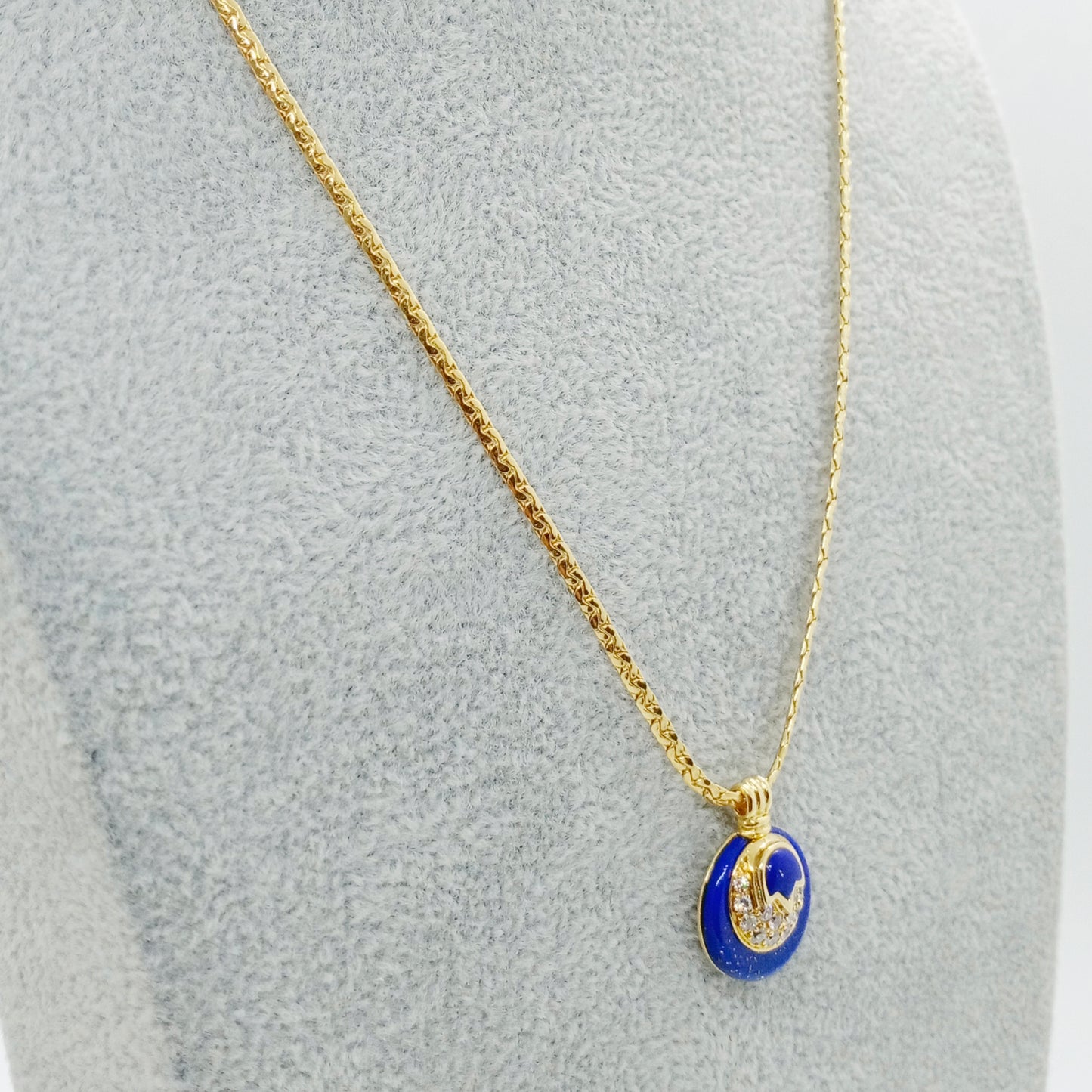 Dior Lapis Diamond Necklace