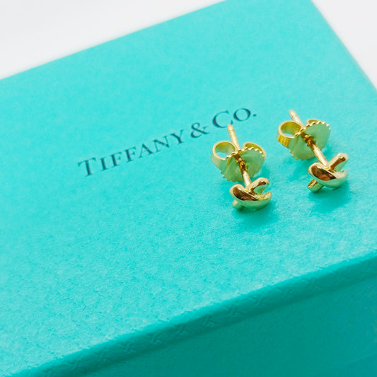 Tiffany & Co. Cross Stitch Earrings