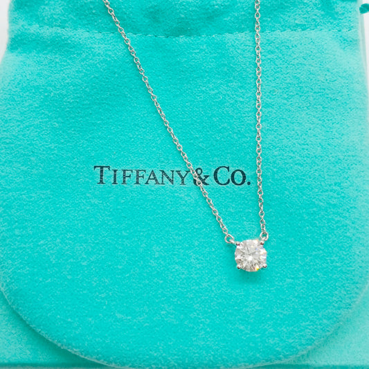 Tiffany&Co Solitaire Necklace 0.70ct