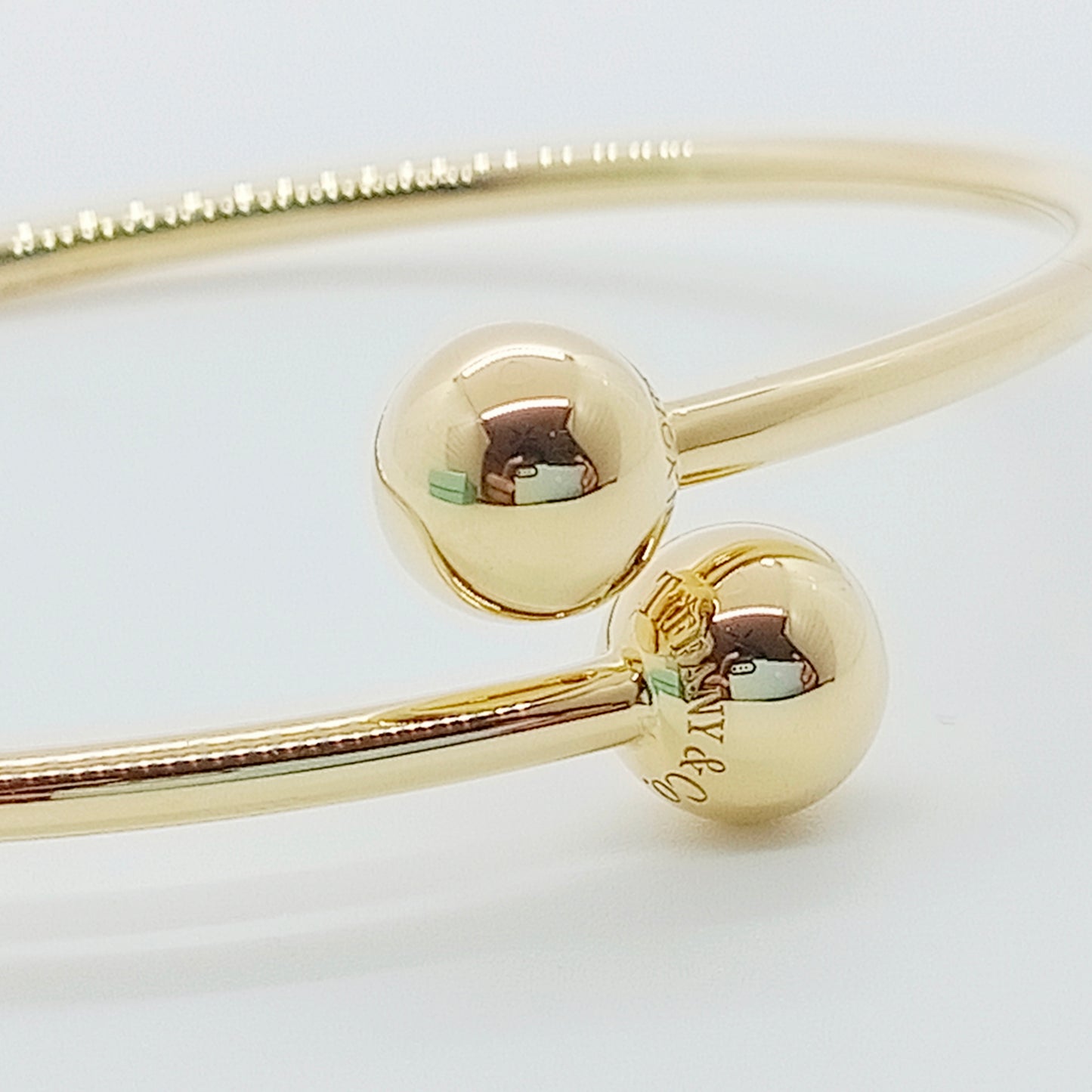 Tiffany & Co. Hardware Ball Bypass Bracelet