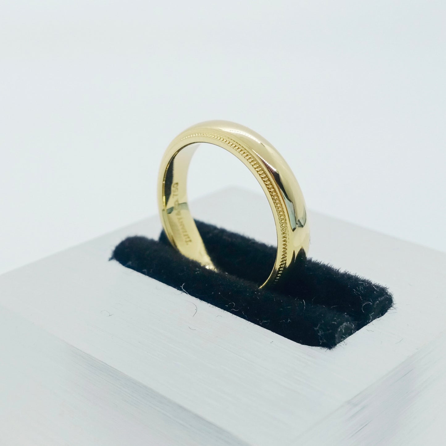 Tiffany & Co. Milgrain Band Ring Size 49