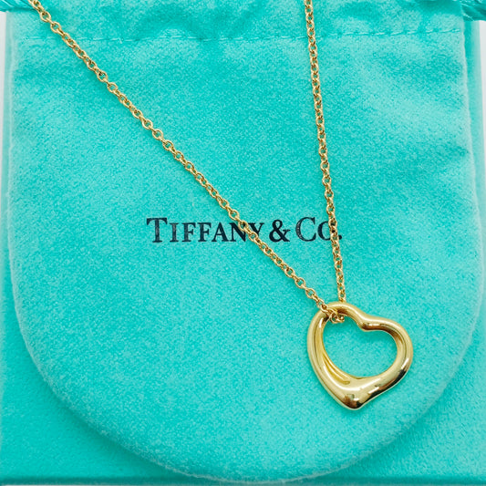 Tiffany & Co. Open Heart Necklace Small