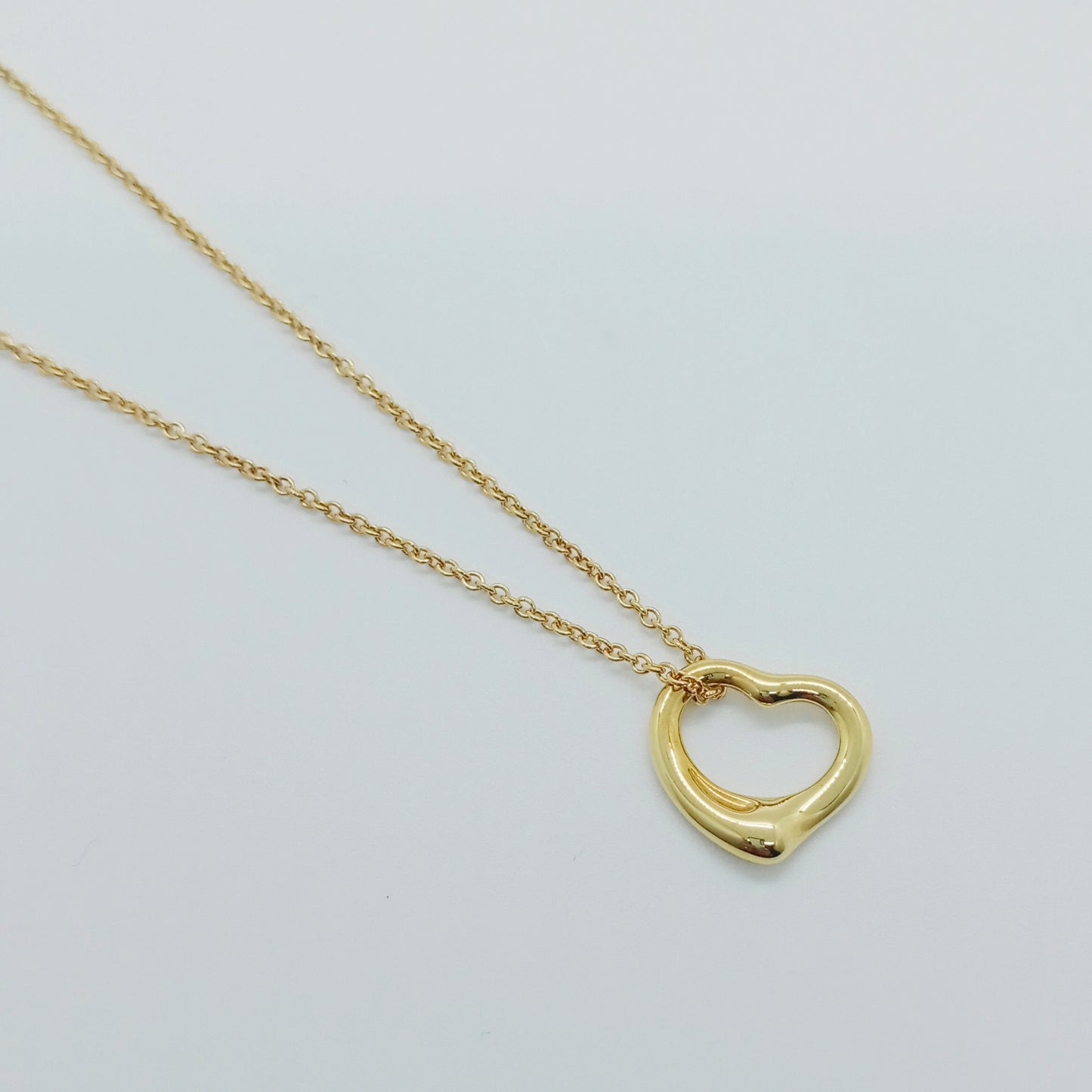 Tiffany & Co. Open Heart Necklace Small