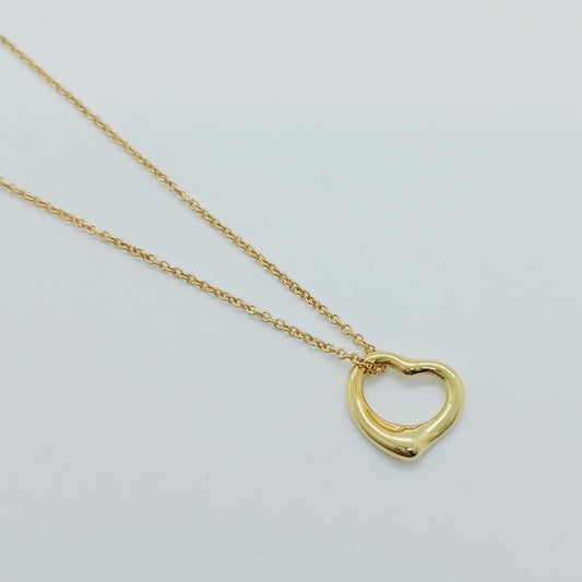 Tiffany & Co. Open Heart Necklace Small