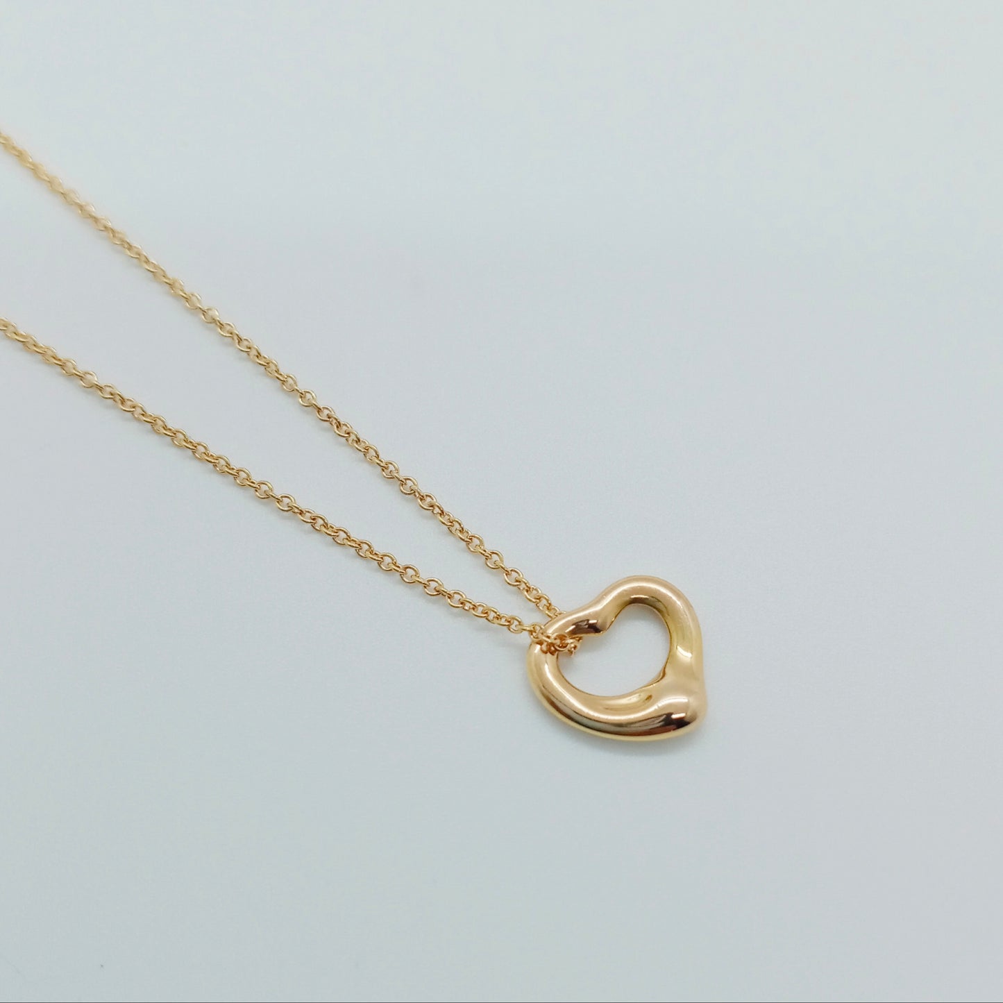 Tiffany & Co. Open Heart Necklace XS