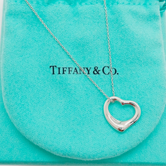 Tiffany & Co. Open Heart Necklace small