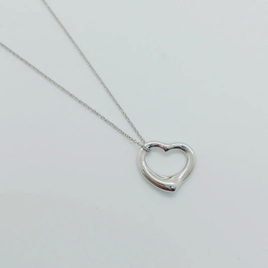 Tiffany & Co. Open Heart Necklace small