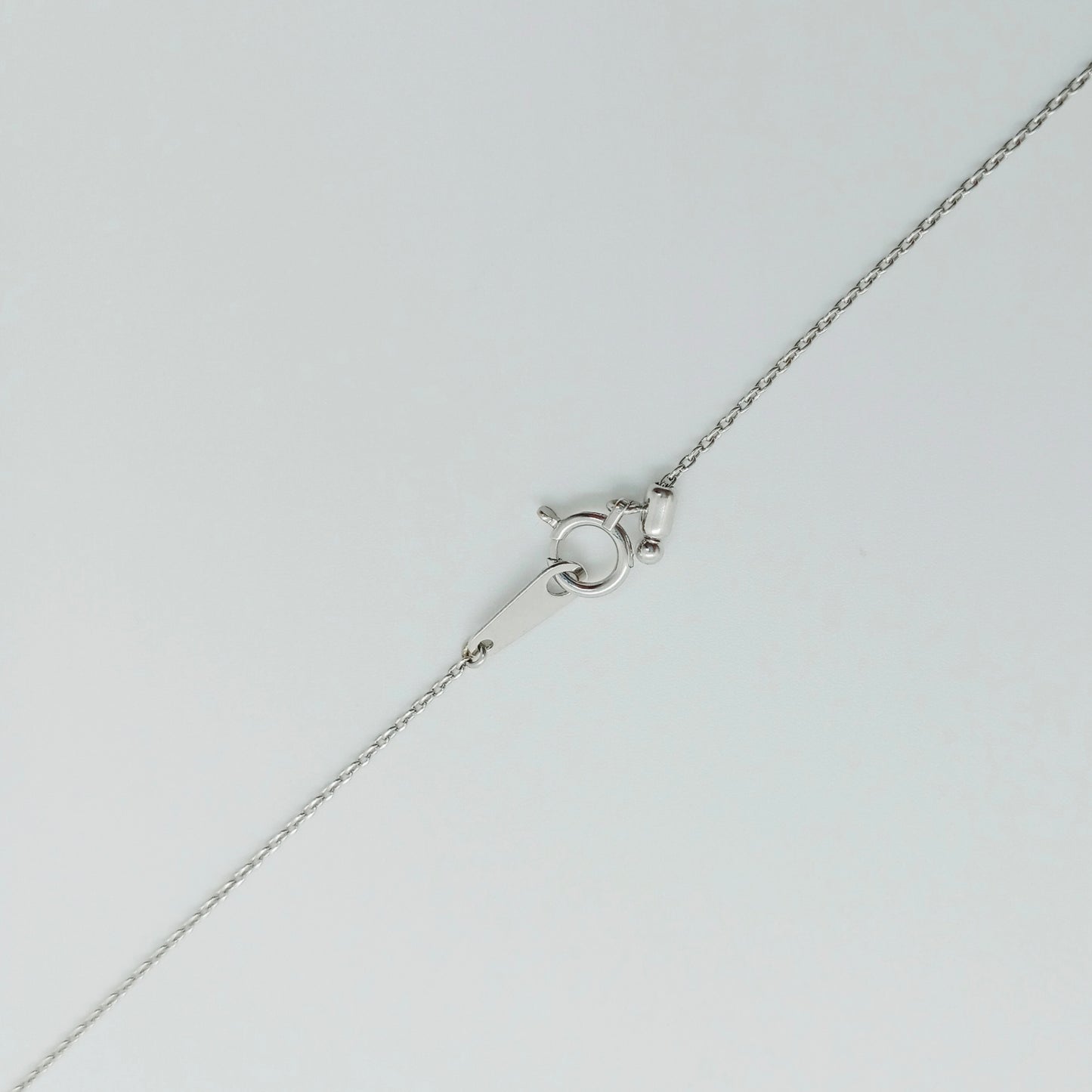 Single Oval Shape Diamond Necklace