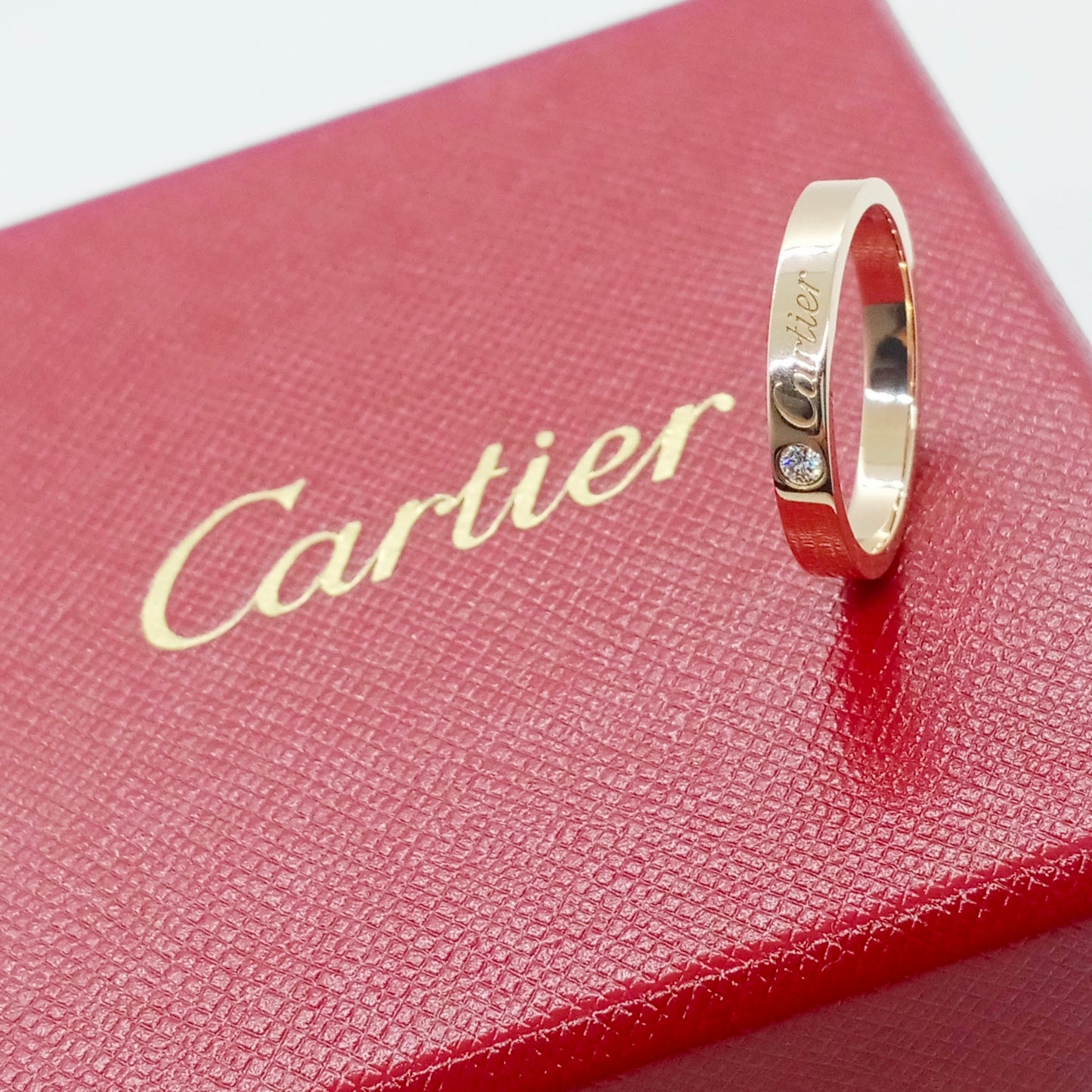 Cartier C de Cartier Wedding band Size 55