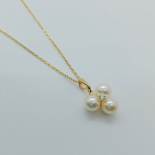 Mikimoto Pearl Diamond Necklace