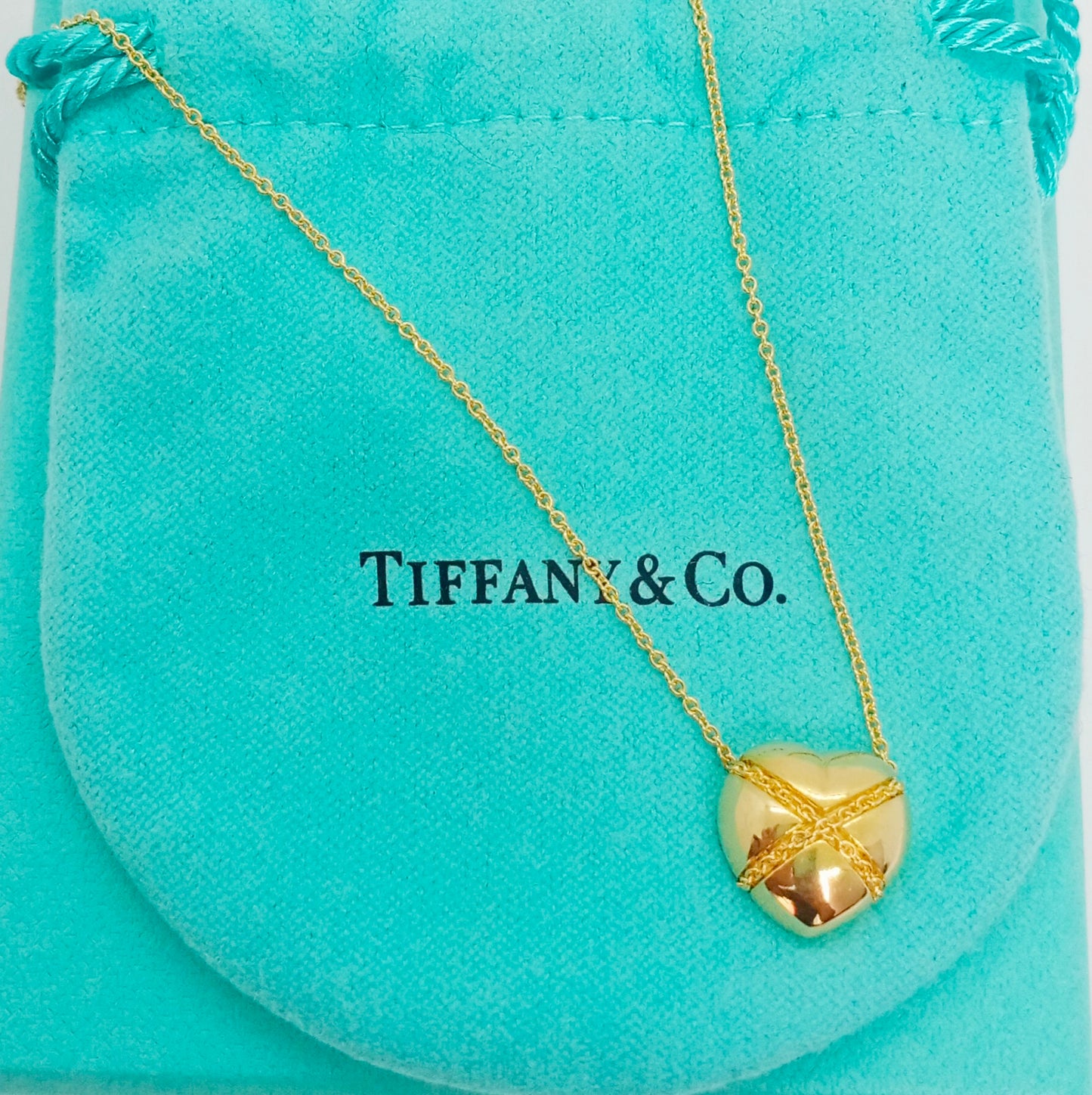 Tifffany & Co. Cross Heart Necklace