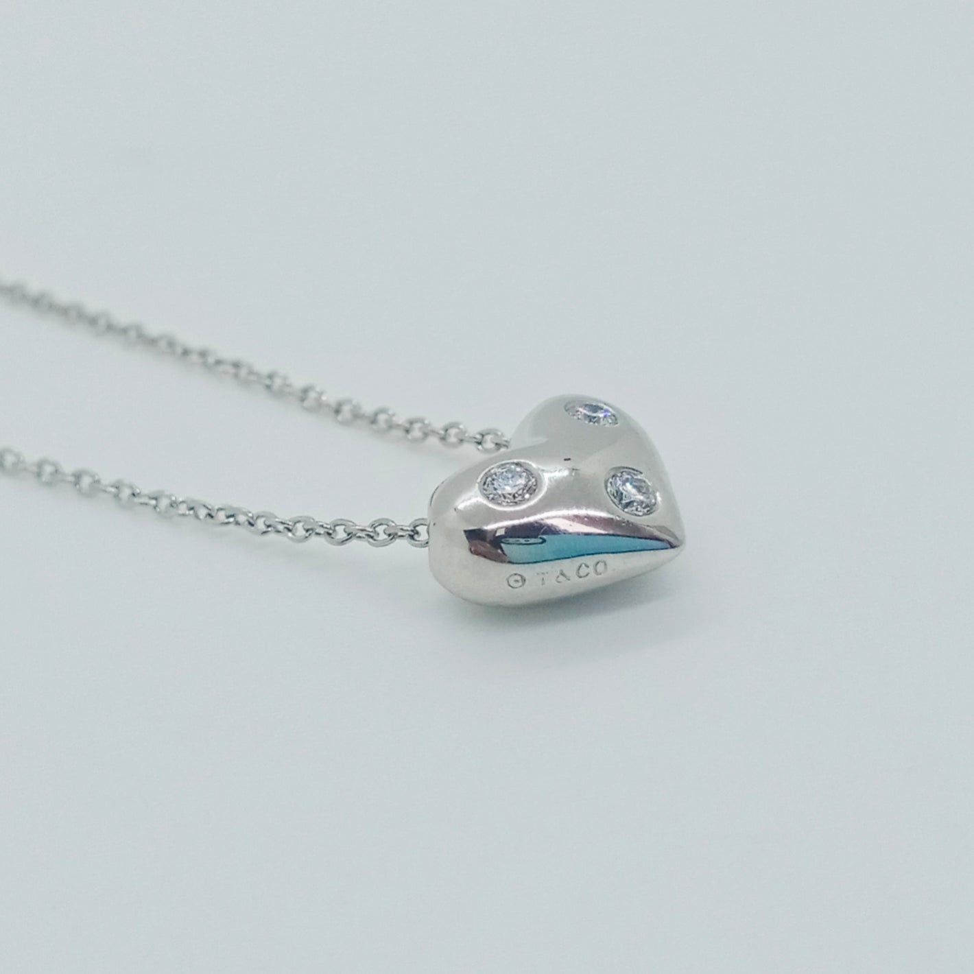 Tiffany & Co. Dots Heart Necklace