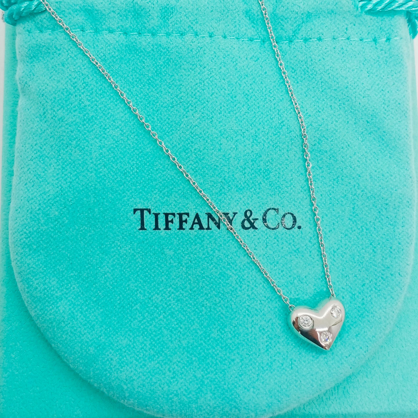 Tiffany & Co. Dots Heart Necklace