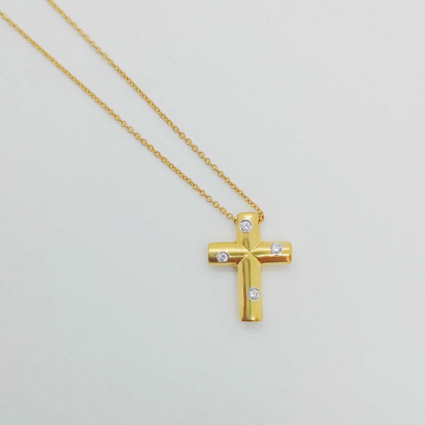 Tiffany & Co. Dots Cross Necklace