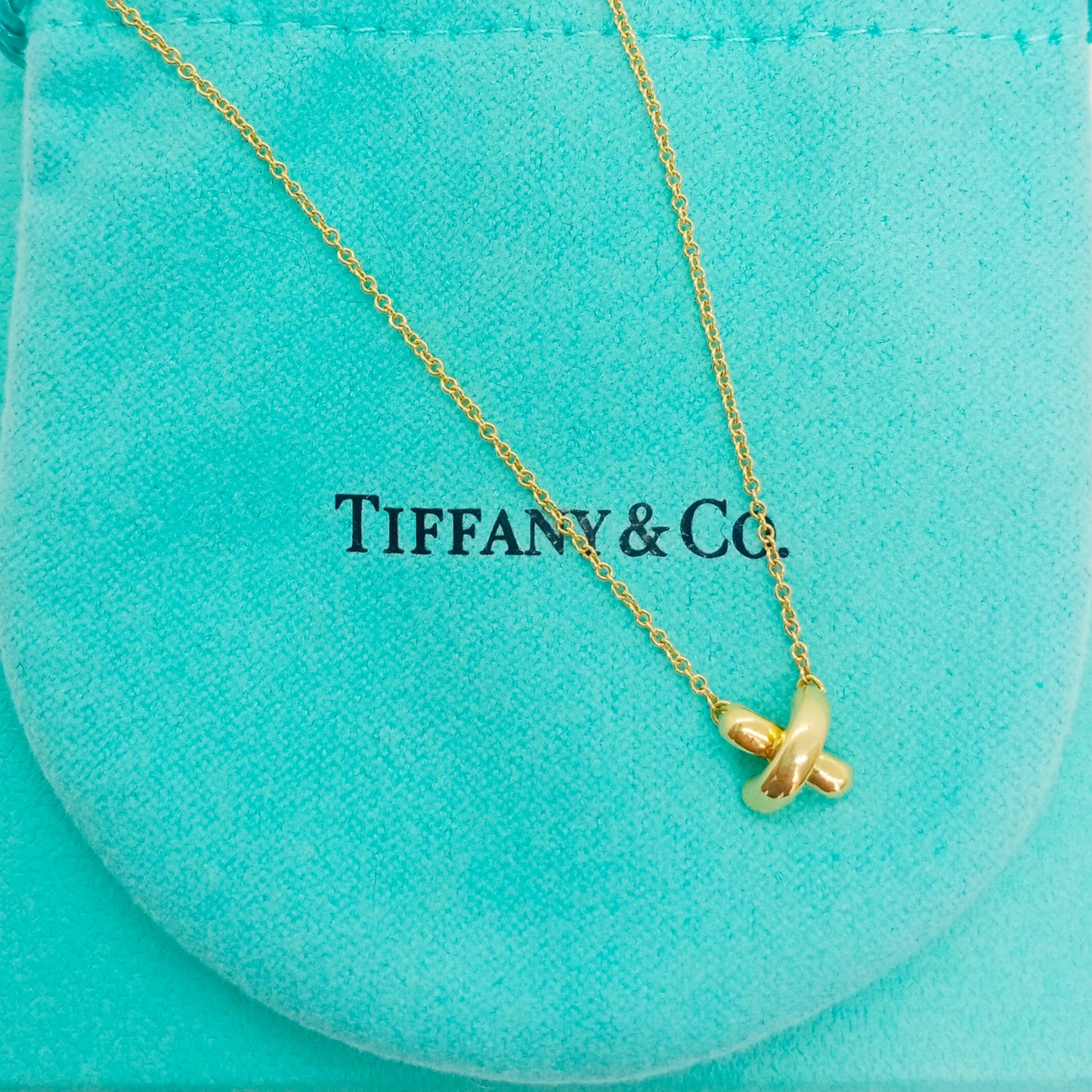 Tiffany & Co. Cross Stitch Necklace