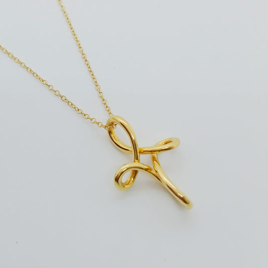 Tiffany & Co. Infinity Cross Long Necklace