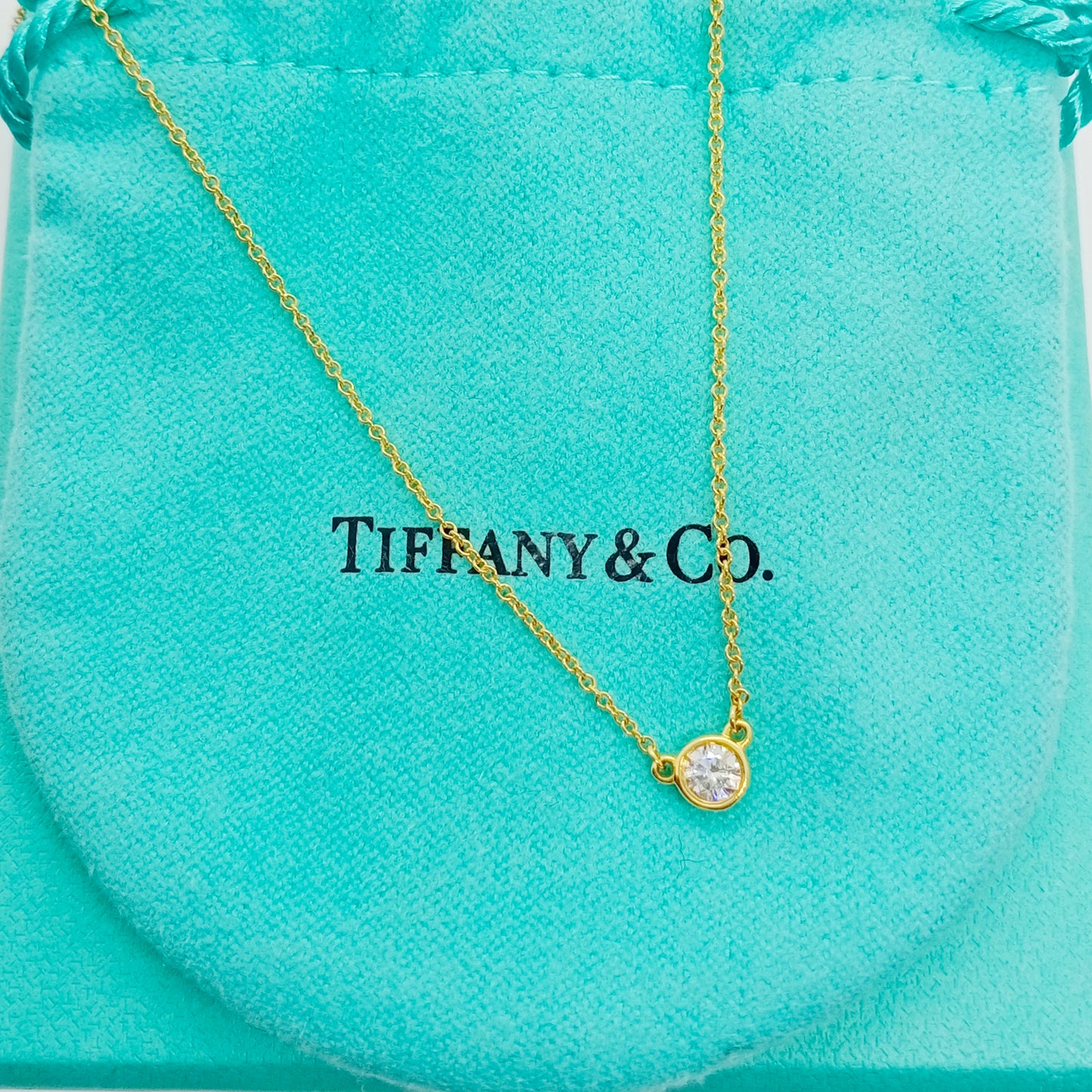 Tiffany & Co. Yard Necklace 0.17ct