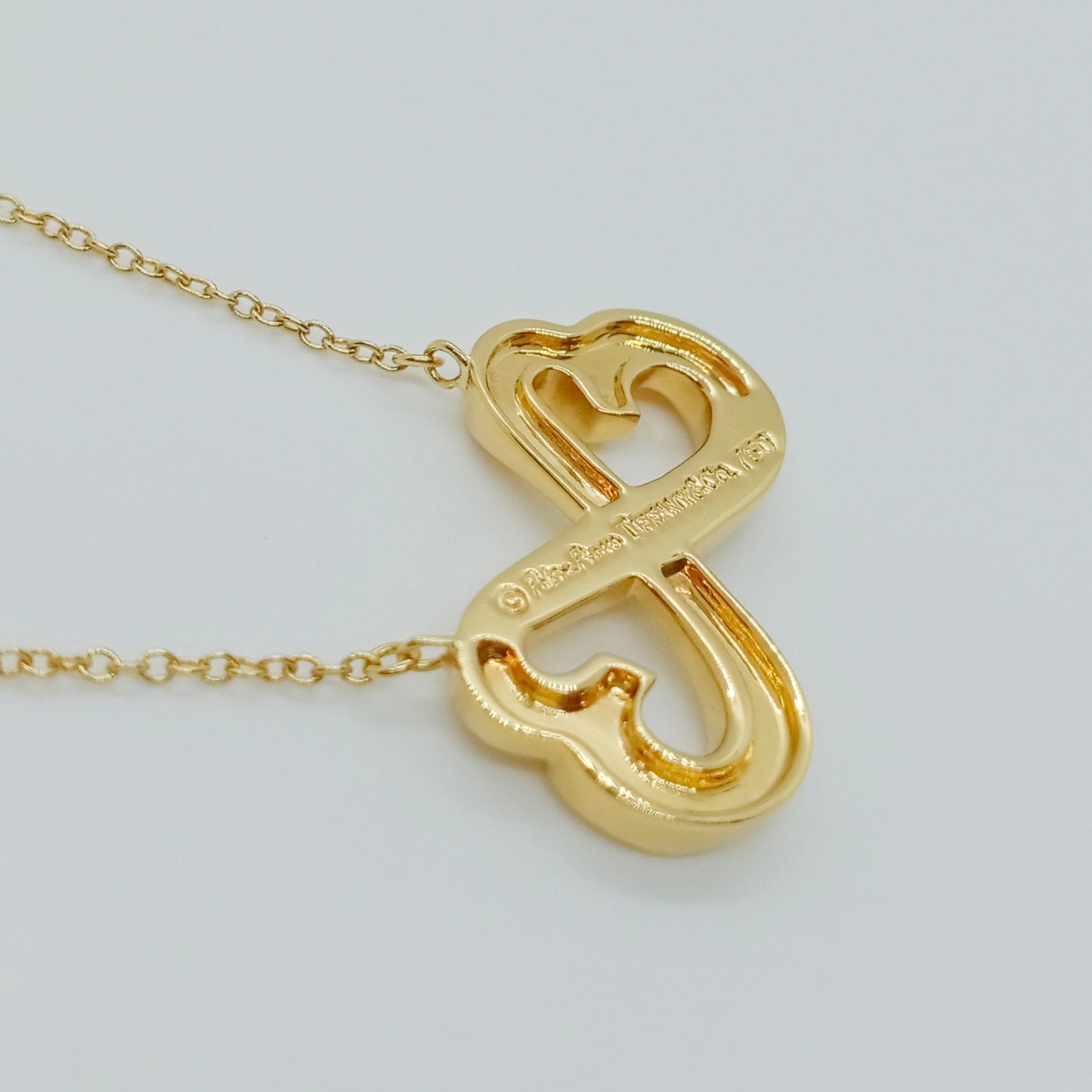 Tiffany & Co. Double Loving Heart Necklace