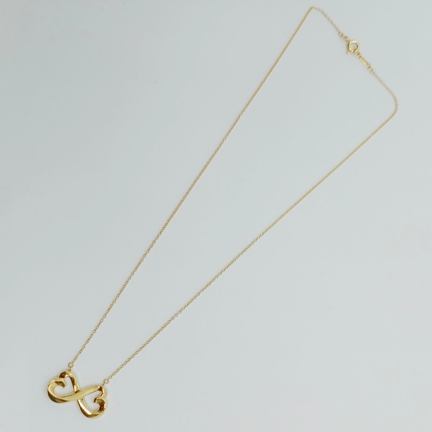 Tiffany & Co. Double Loving Heart Necklace