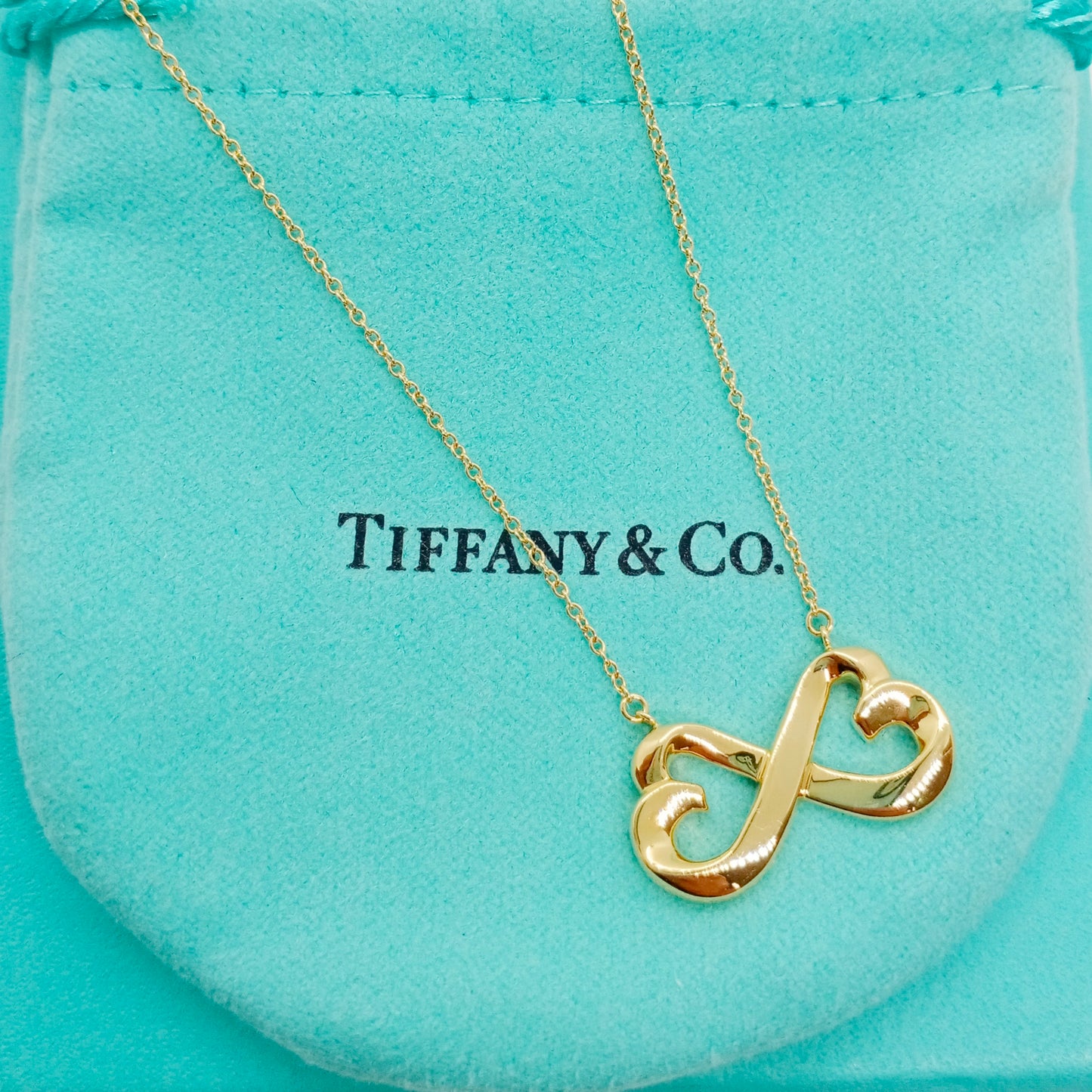 Tiffany & Co. Double Loving Heart Necklace