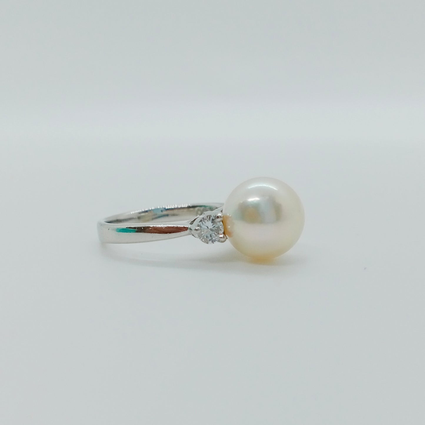 Akoya Pearl Diamond Ring Size 48