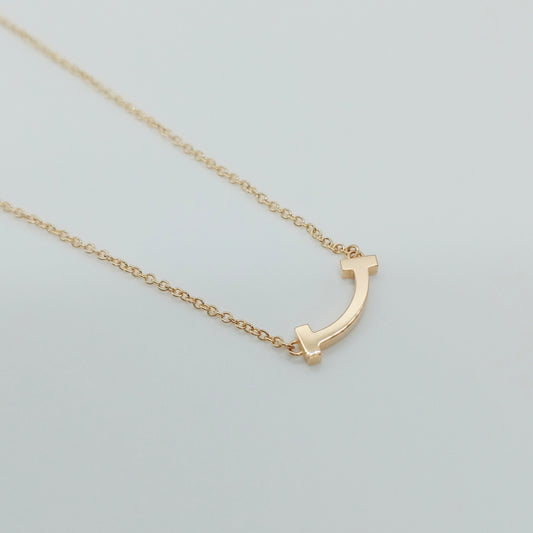 Tiffany & Co. T Smile Mini Necklace