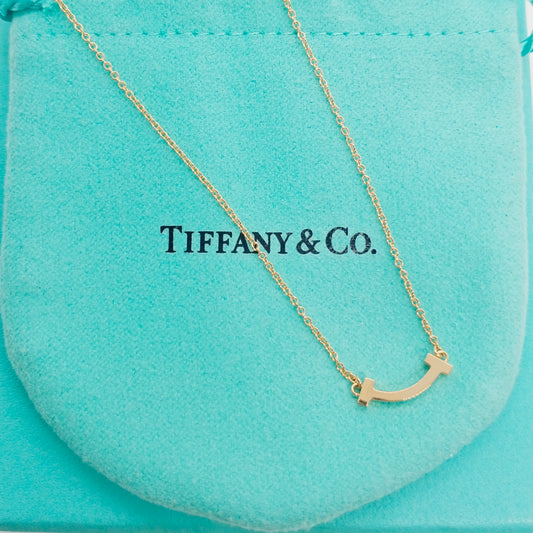 Tiffany & Co. T Smile Mini Necklace