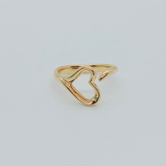 Tiffany & Co. Open Heart Ring Size 52