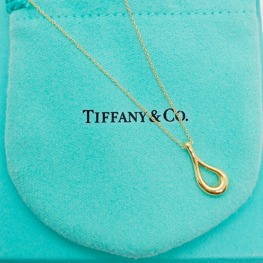 Tiffany & Co. Open Teardrop Necklace