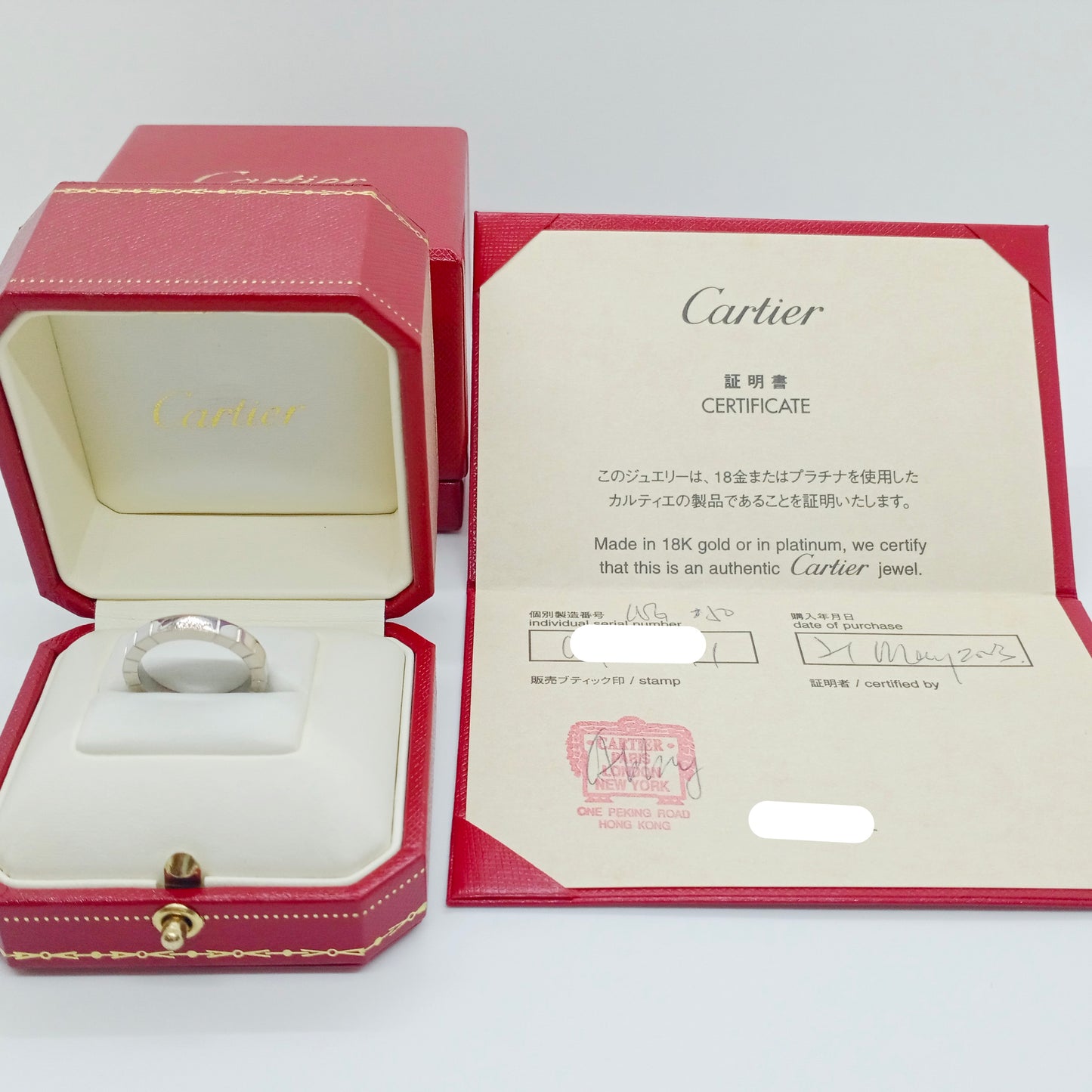 Cartier Lanier Ring Size 50