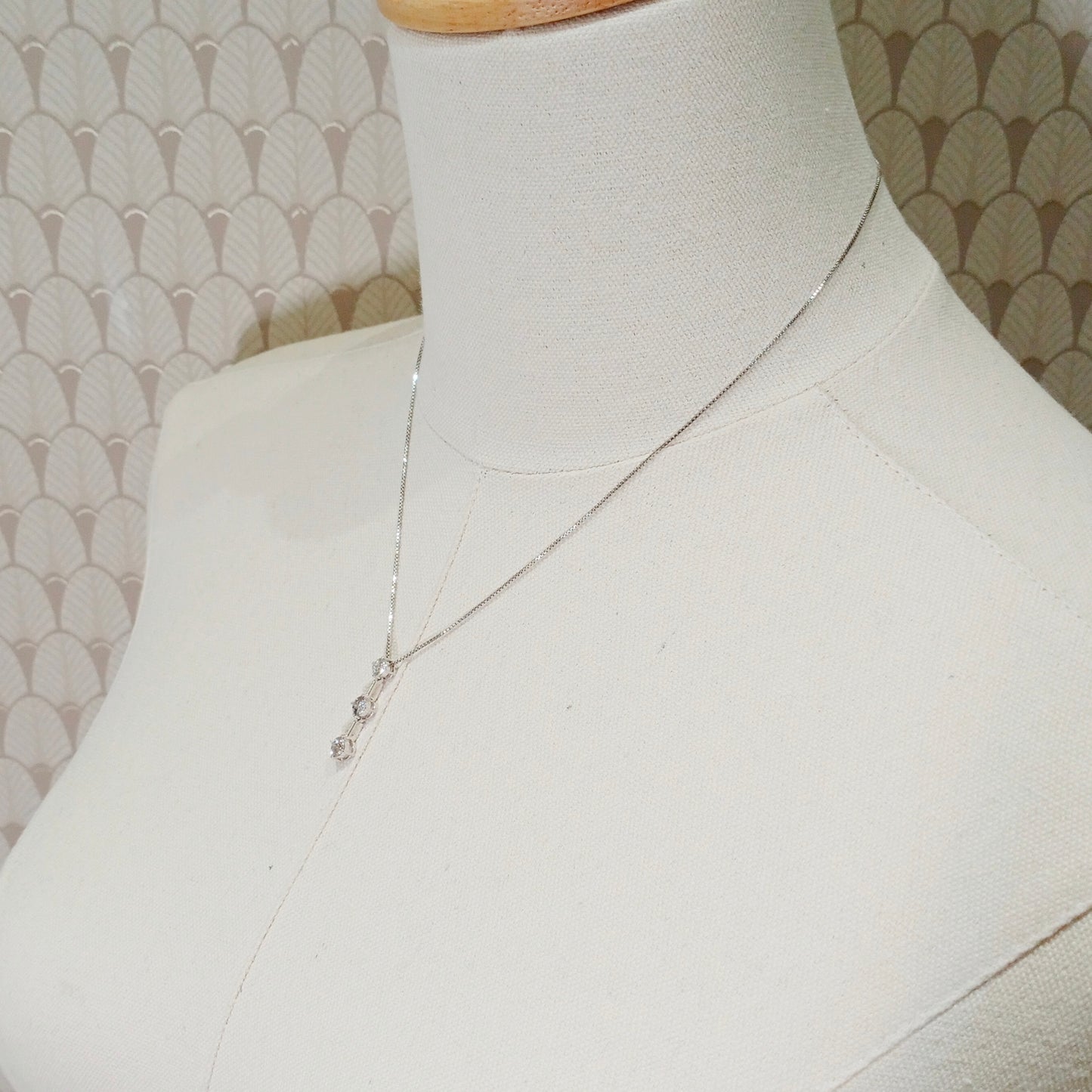 3 Row Diamond Necklace