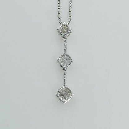3 Row Diamond Necklace 1.00ct