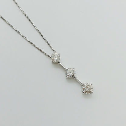 3 Row Diamond Necklace 1.00ct