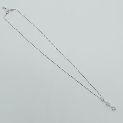 3 Row Diamond Necklace 1.00ct