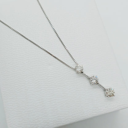 3 Row Diamond Necklace 1.00ct